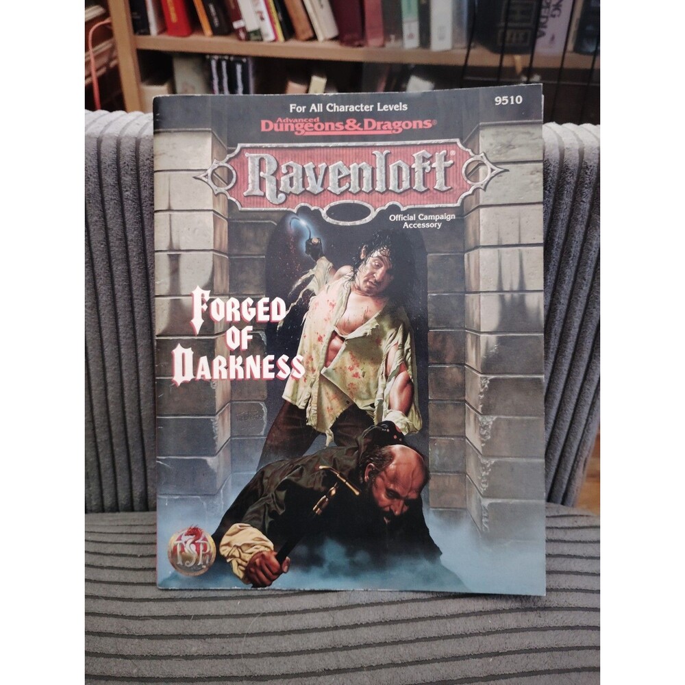 Ad&d Ravenloft accessory Book Forged of darkness TSR 9510